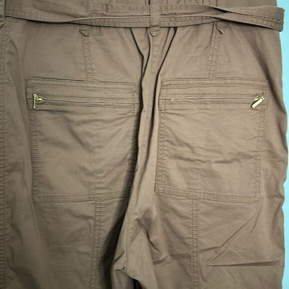 Anthropologie Ellie Embroidered Utility Pants - Picture 8 of 10